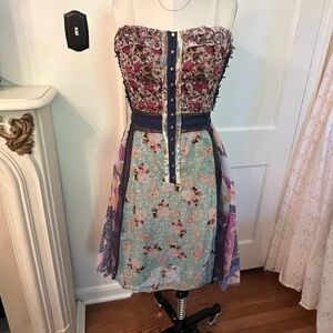 Beguile by Byron Lars Wilderflora Dress, US Size 8.  Excellent Condition.